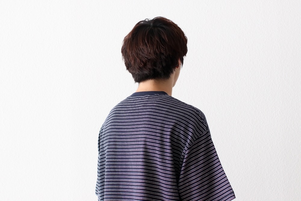EVCON (���ӥ���) "BORDER WIDE S/S T-SHIRT"