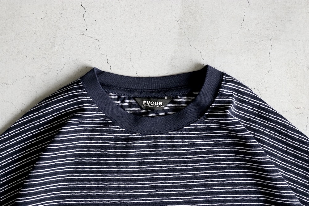 EVCON (���ӥ���) "BORDER WIDE S/S T-SHIRT"