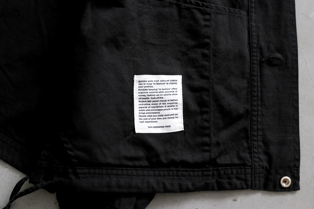 nonnative(Υͥƥ) "TROOPER SHIRT JACKET COTTON BACKSATIN PIGMENT DYE"