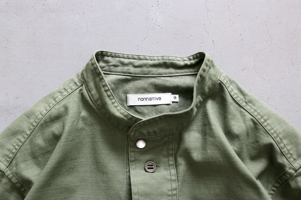 nonnative(Υͥƥ) "TROOPER SHIRT JACKET COTTON BACKSATIN PIGMENT DYE"