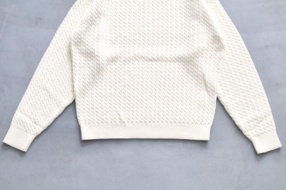 CIOTA シオタ Cricket Sweaterチルデンニット スビンコットン CIOTA スビンコットン チルデンニット | 大阪心斎橋のメンズ洋服