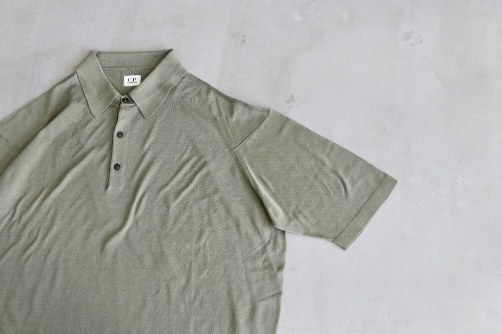 C.P. Company (ԡѥˡ) "FILO DI SCOZIA KNIT POLO SHIRT"