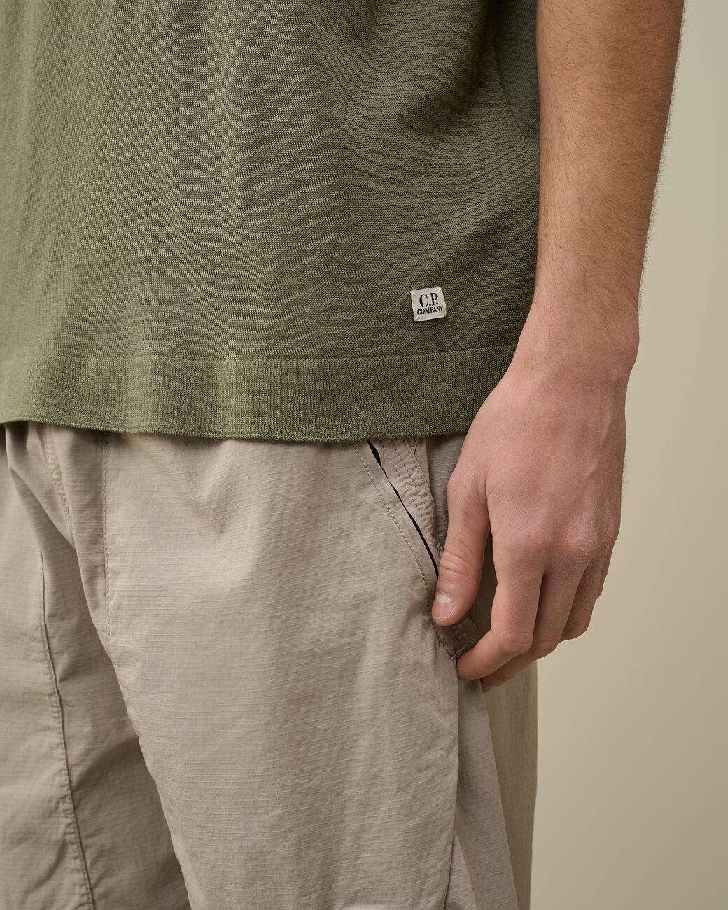 C.P. Company (ԡѥˡ) "FILO DI SCOZIA KNIT POLO SHIRT"