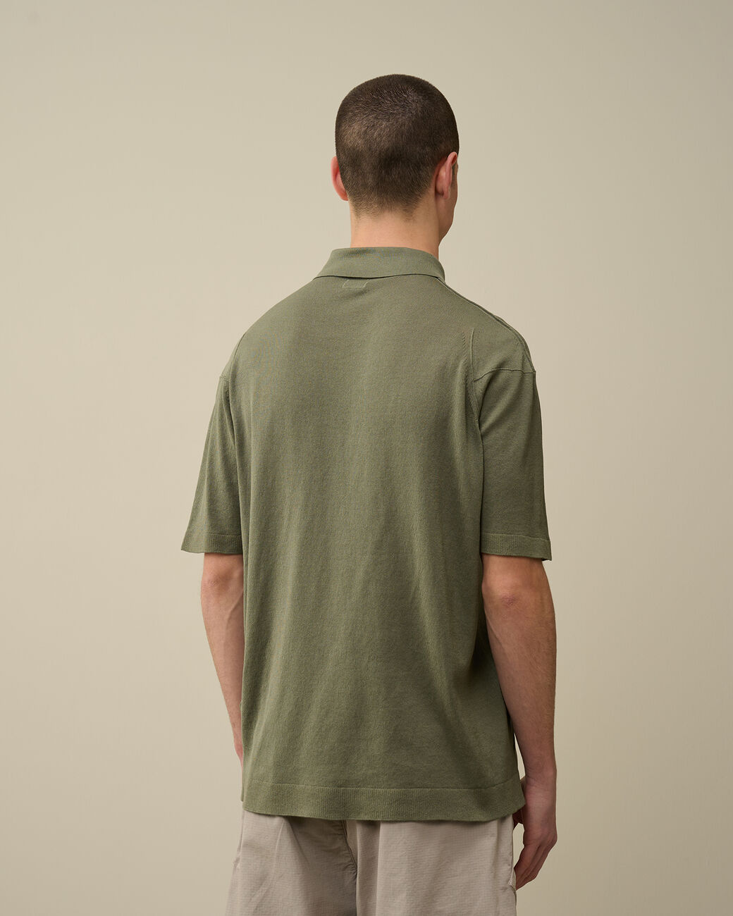 C.P. Company (ԡѥˡ) "FILO DI SCOZIA KNIT POLO SHIRT"