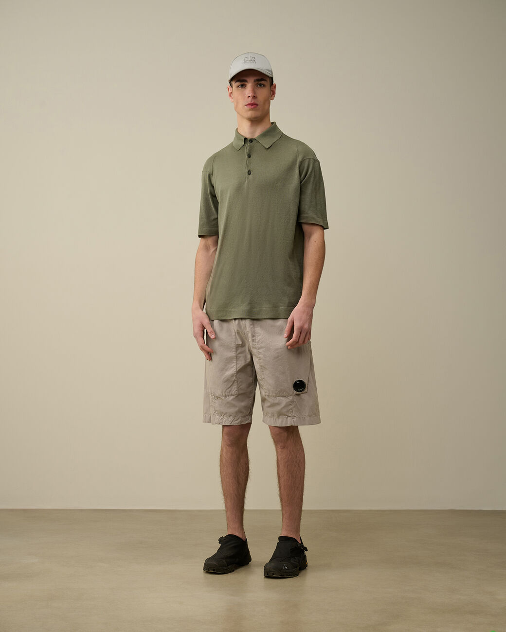C.P. Company (ԡѥˡ) "FILO DI SCOZIA KNIT POLO SHIRT"
