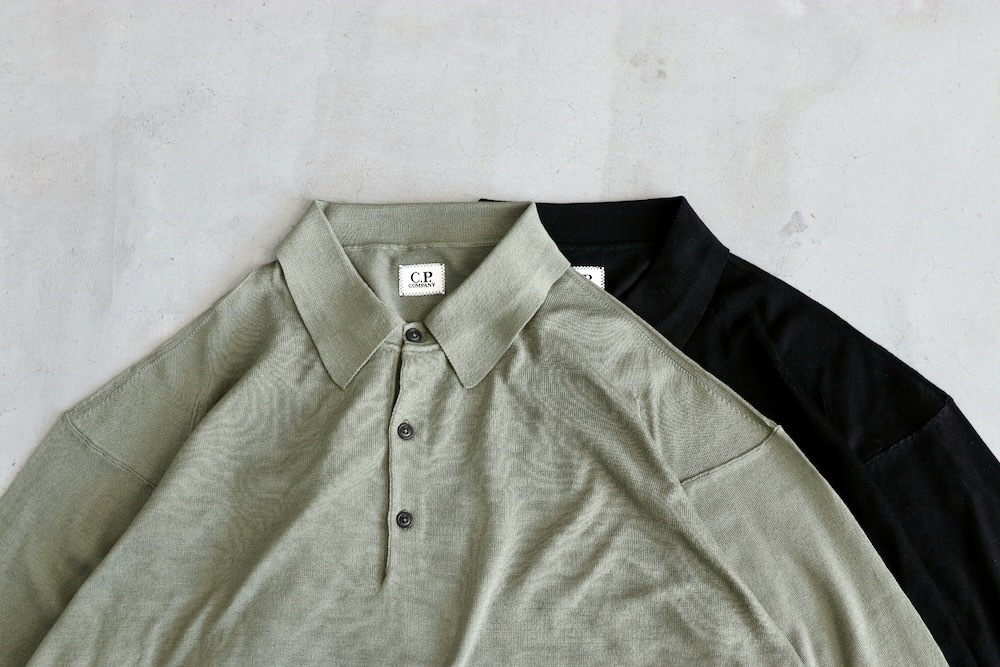 C.P. Company (ԡѥˡ) "FILO DI SCOZIA KNIT POLO SHIRT"