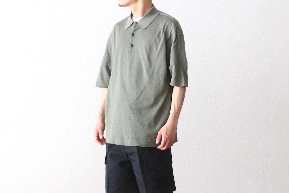 C.P. Company (ԡѥˡ) "FILO DI SCOZIA KNIT POLO SHIRT"