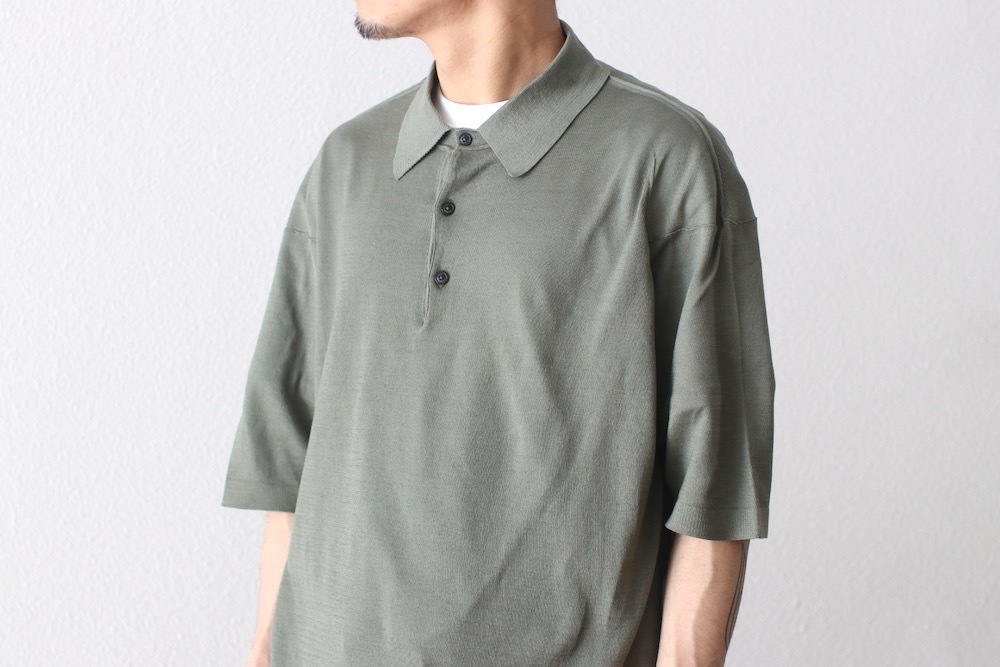 C.P. Company (ԡѥˡ) "FILO DI SCOZIA KNIT POLO SHIRT"