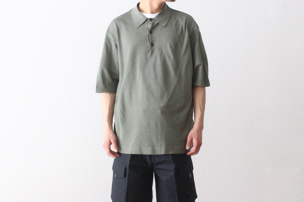 C.P. Company (ԡѥˡ) "FILO DI SCOZIA KNIT POLO SHIRT"