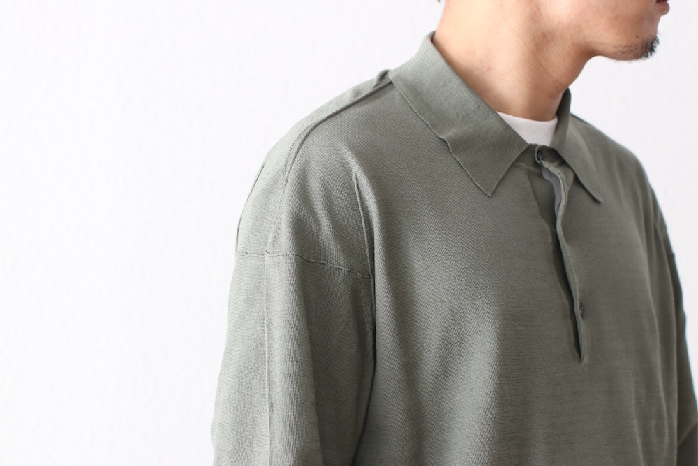 C.P. Company (ԡѥˡ) "FILO DI SCOZIA KNIT POLO SHIRT"