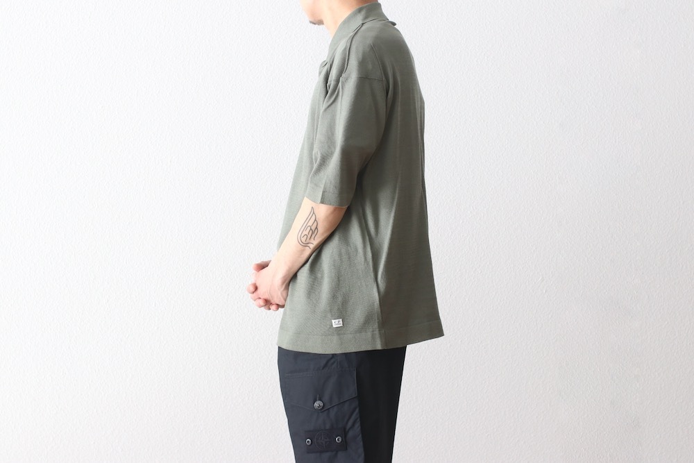 C.P. Company (ԡѥˡ) "FILO DI SCOZIA KNIT POLO SHIRT"