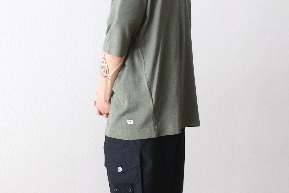 C.P. Company (ԡѥˡ) "FILO DI SCOZIA KNIT POLO SHIRT"