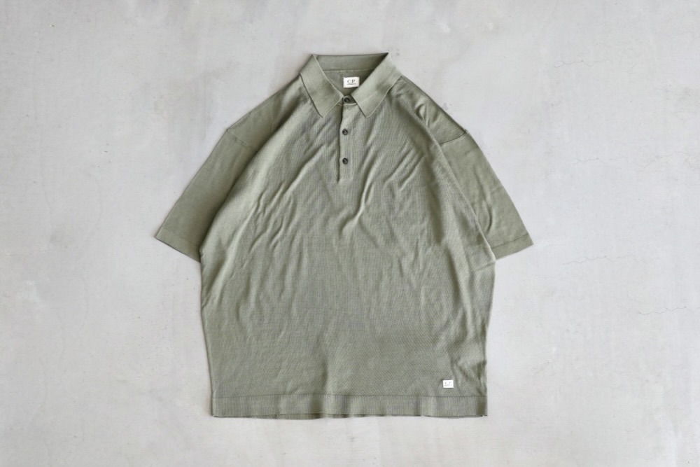 C.P. Company (ԡѥˡ) "FILO DI SCOZIA KNIT POLO SHIRT"