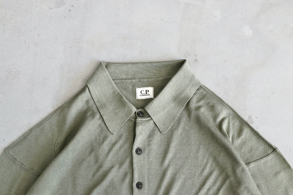 C.P. Company (ԡѥˡ) "FILO DI SCOZIA KNIT POLO SHIRT"