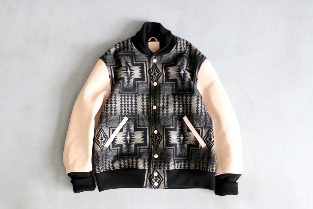 新品 Hender Scheme Pendleton スタジャン ジャケット Hender Scheme エンダースキーマ x PENDLETON ペンドルトン