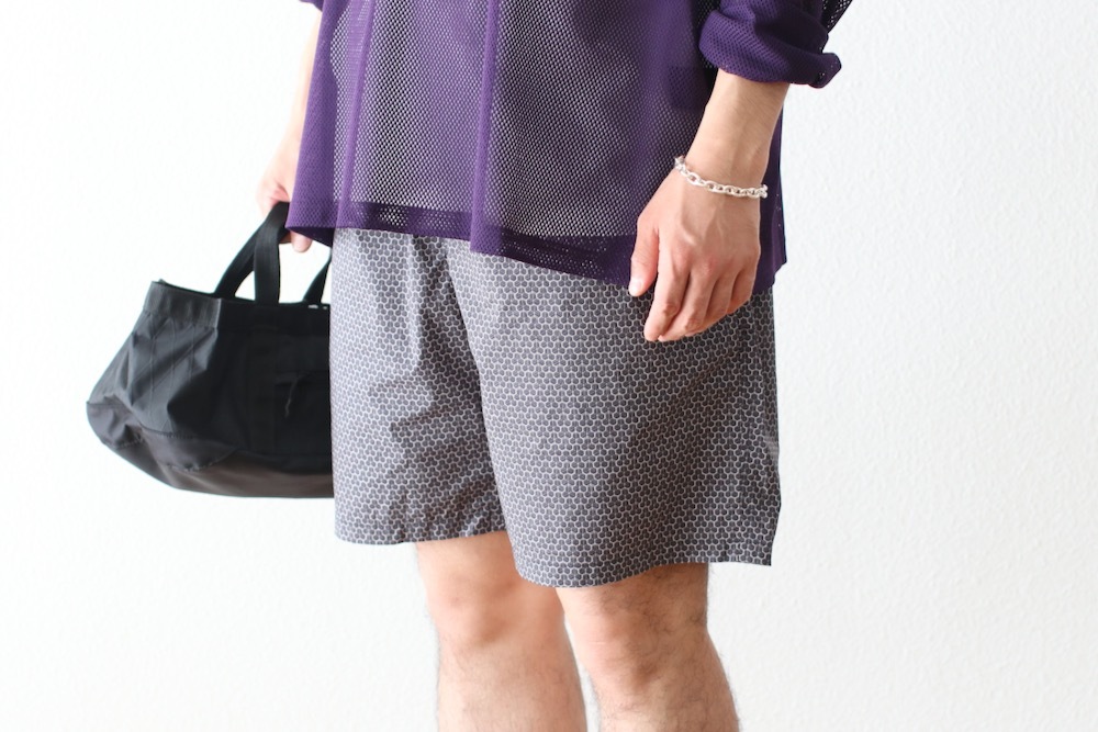 ts(s) (�ƥ�����������) "Small Graphics Inkjet Print Cotton Cloth Drawstring Shorts"