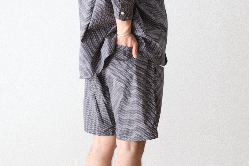 ts(s) (�ƥ�����������) "Small Graphics Inkjet Print Cotton Cloth Drawstring Shorts"