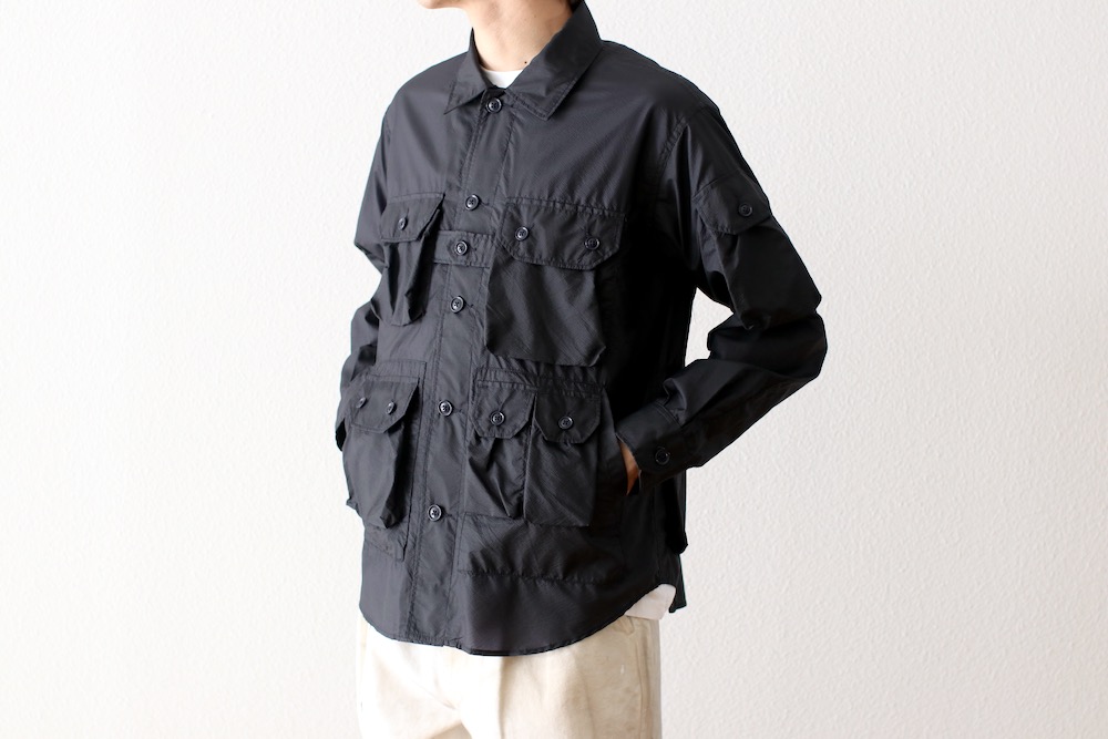 Engineered Garments (���󥸥˥����ɥ�������) "Explorer Shirt Jacket - Nylon Micro Ripstop"