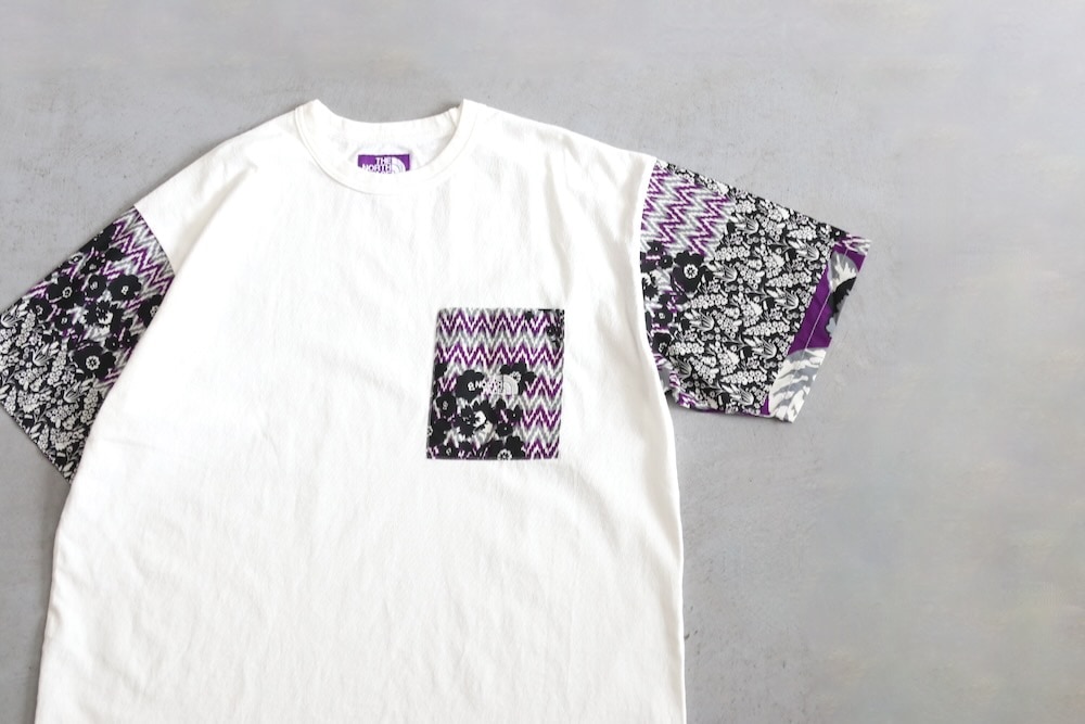 ��limited��THE NORTH FACE PURPLE LABEL �� NOMA t.d. (�� �Ρ��� �ե����� �ѡ��ץ� �졼�٥� �� �Ρ��ޥƥ����ǥ���) "Flower Printed Field Tee"