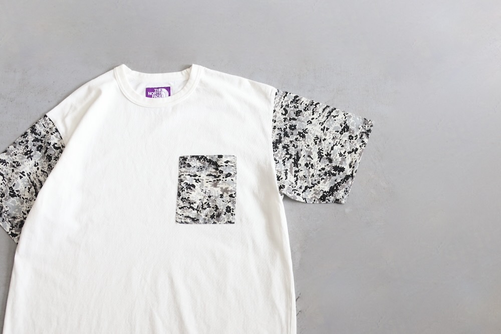 ��limited��THE NORTH FACE PURPLE LABEL �� NOMA t.d. (�� �Ρ��� �ե����� �ѡ��ץ� �졼�٥� �� �Ρ��ޥƥ����ǥ���) "Flower Printed Field Tee"