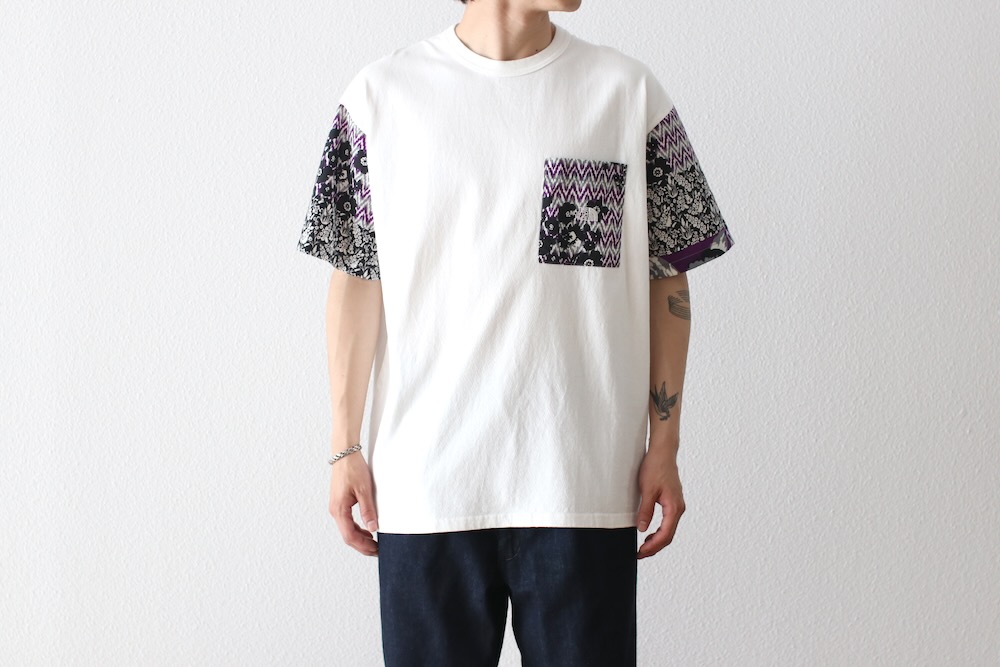 ��limited��THE NORTH FACE PURPLE LABEL �� NOMA t.d. (�� �Ρ��� �ե����� �ѡ��ץ� �졼�٥� �� �Ρ��ޥƥ����ǥ���) "Flower Printed Field Tee"