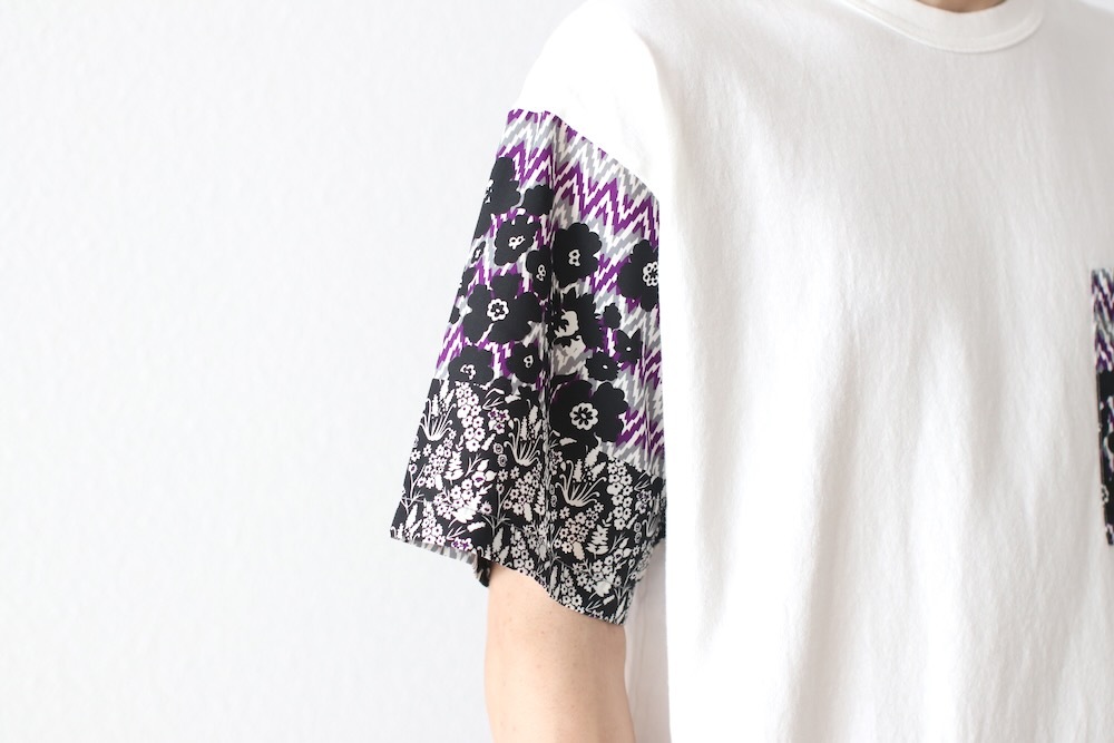 ��limited��THE NORTH FACE PURPLE LABEL �� NOMA t.d. (�� �Ρ��� �ե����� �ѡ��ץ� �졼�٥� �� �Ρ��ޥƥ����ǥ���) "Flower Printed Field Tee"