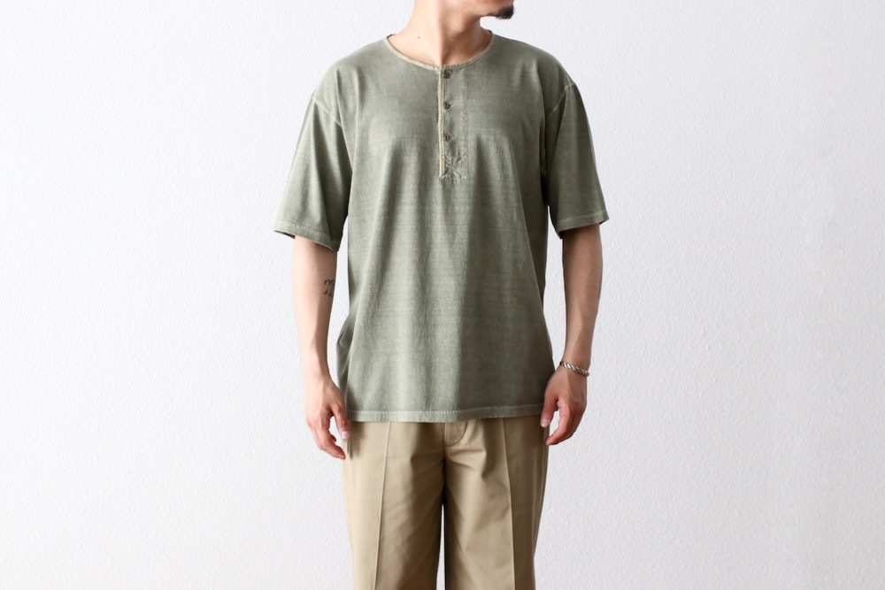 Nigel Cabourn(�ʥ������� �����ܥ�) "50s HENLEY NECK SHIRT PIGMENT"