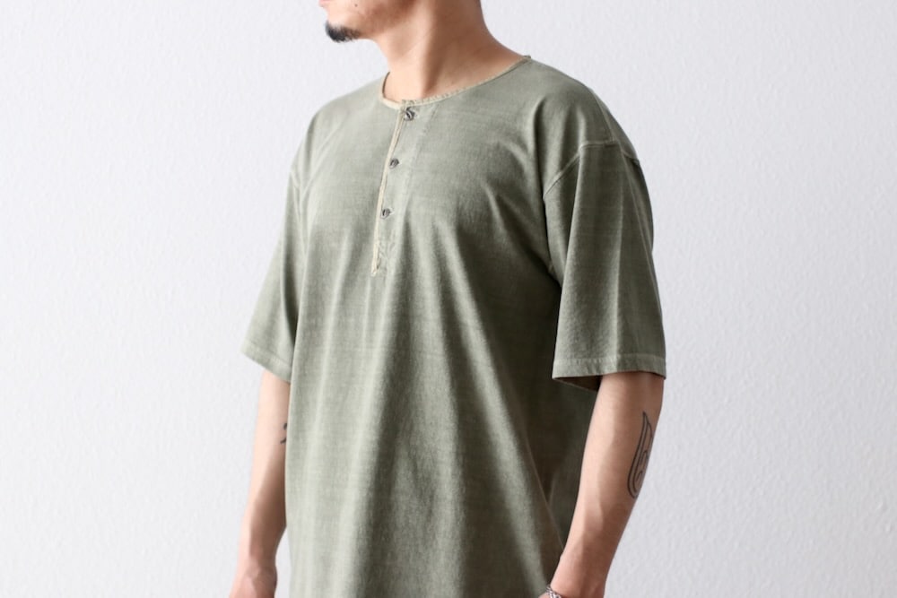 Nigel Cabourn(�ʥ������� �����ܥ�) "50s HENLEY NECK SHIRT PIGMENT"