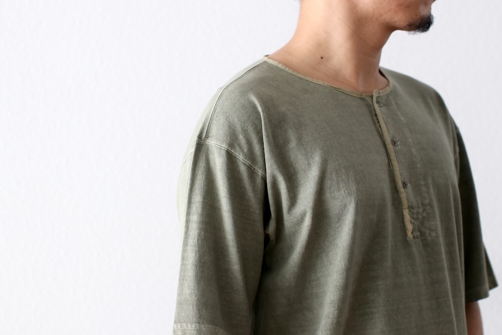 Nigel Cabourn(�ʥ������� �����ܥ�) "50s HENLEY NECK SHIRT PIGMENT"