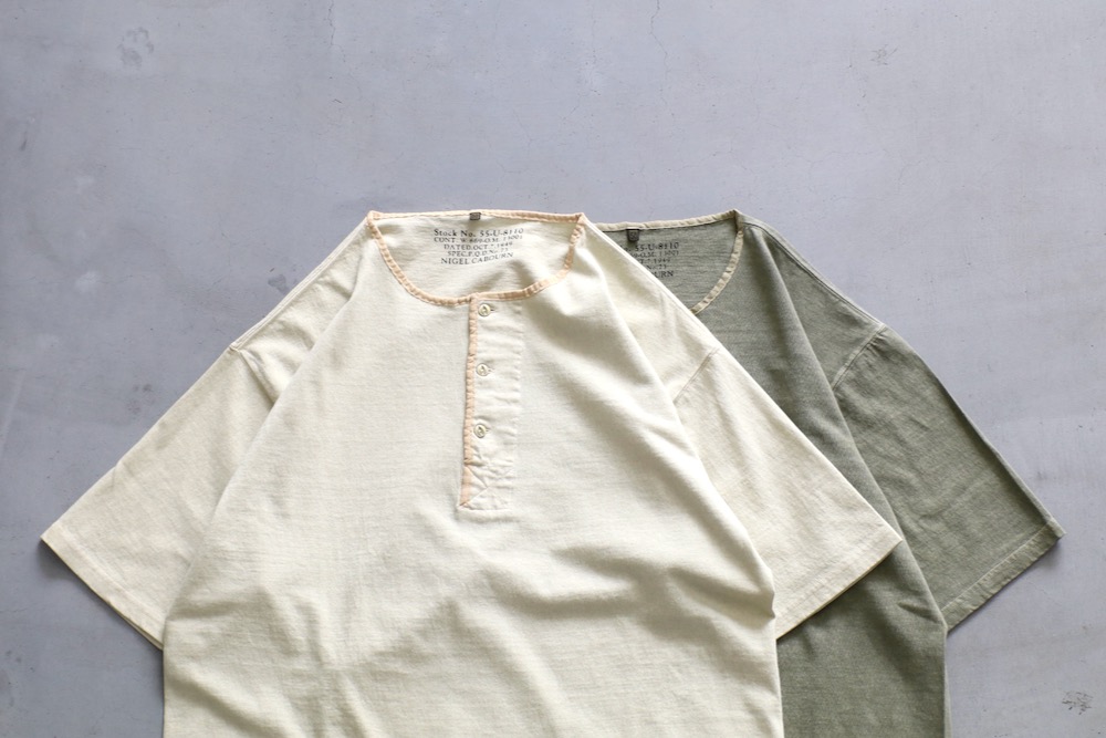 Nigel Cabourn(�ʥ������� �����ܥ�) "50s HENLEY NECK SHIRT PIGMENT"