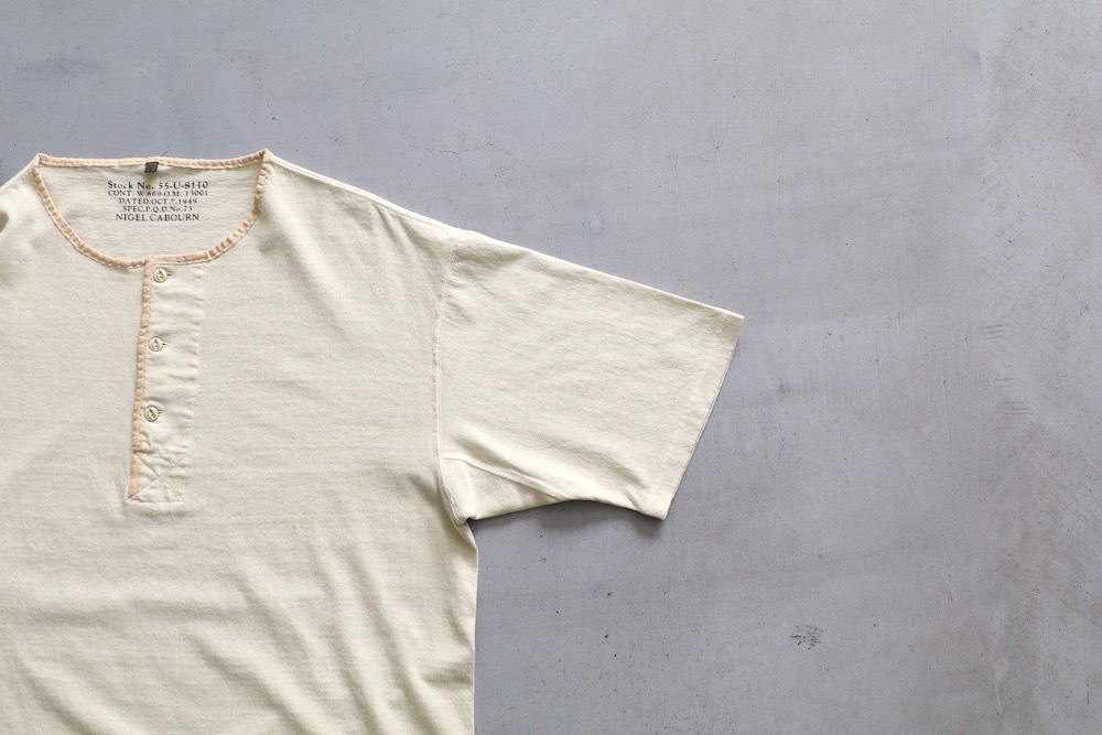 Nigel Cabourn(�ʥ������� �����ܥ�) "50s HENLEY NECK SHIRT PIGMENT"