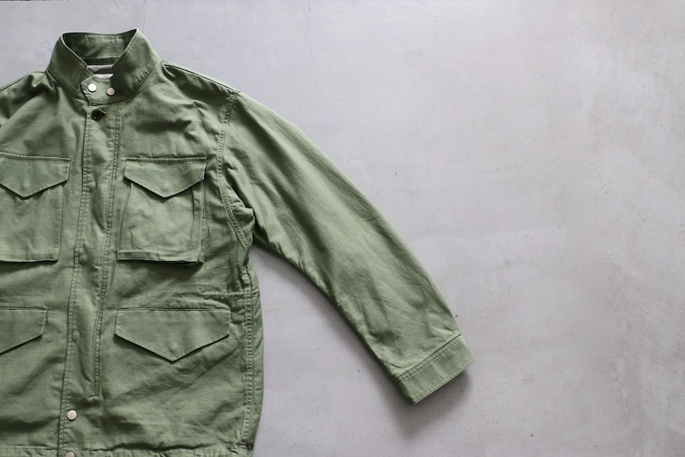 ��WINDSTOPPER��nonnative(�Υ�ͥ��ƥ���) "TROOPER JACKET COTTON BACKSATIN PIGMENT DYE WITH WINDSTOPPER"