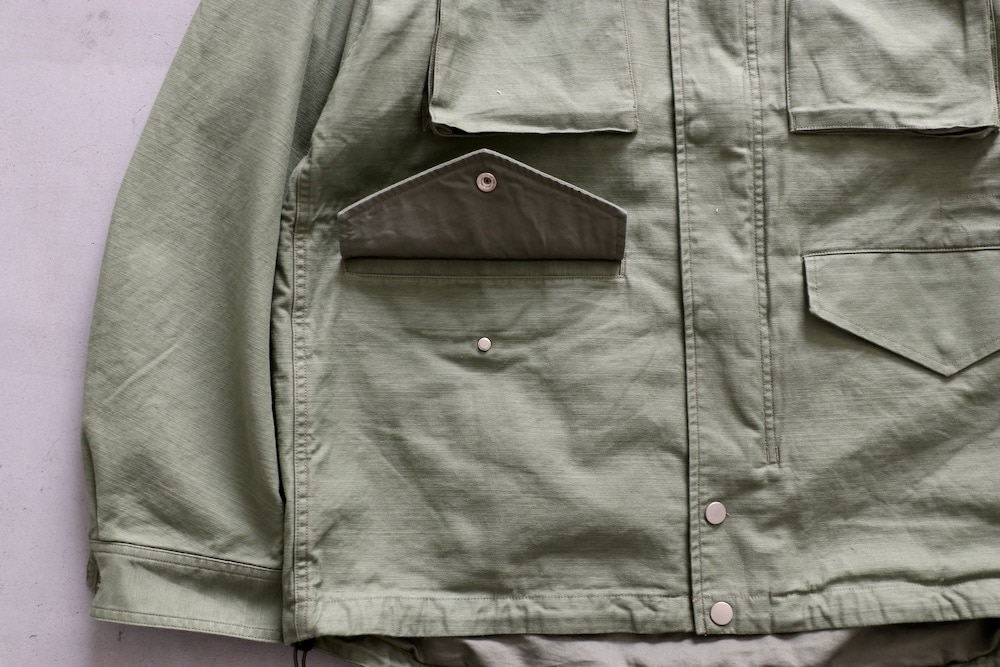 ��WINDSTOPPER��nonnative(�Υ�ͥ��ƥ���) "TROOPER JACKET COTTON BACKSATIN PIGMENT DYE WITH WINDSTOPPER"