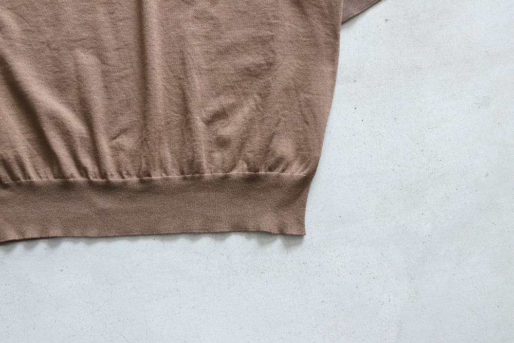 KAPTAIN SUNSHINE(����ץƥ󥵥󥷥㥤��) "Cotton Knit Poloshirt"