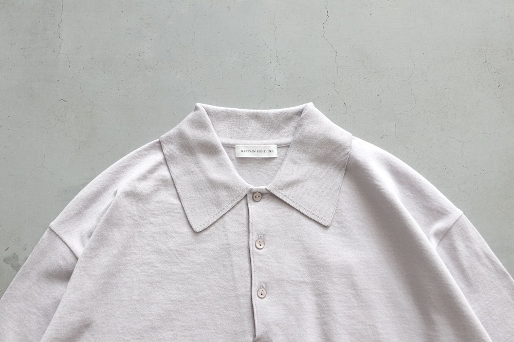 トップス KAPTAIN SUNSHINE Cotton Knit PoloShirt40 KAPTAIN SUNSHINE(キャプテンサンシャイン) 
