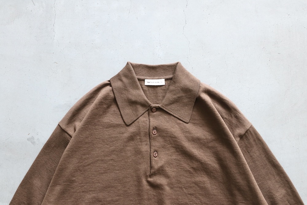 トップス KAPTAIN SUNSHINE Cotton Knit PoloShirt40 KAPTAIN SUNSHINE｜KAPTAIN SUNSHINE キャプテンサンシャイン