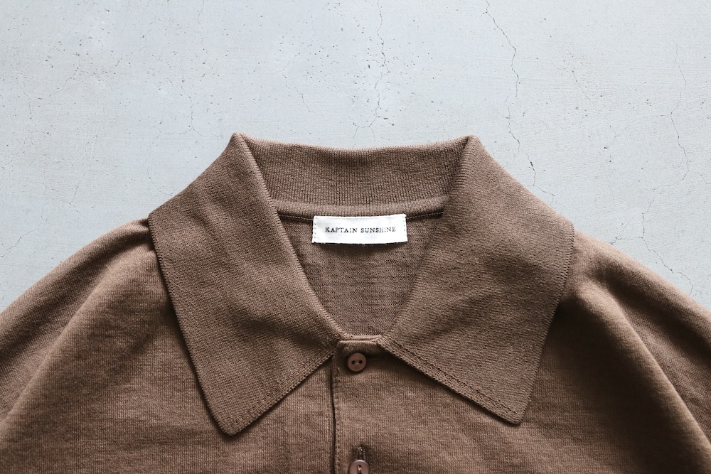 トップス KAPTAIN SUNSHINE Cotton Knit PoloShirt40 KAPTAIN SUNSHINE(キャプテンサンシャイン) 