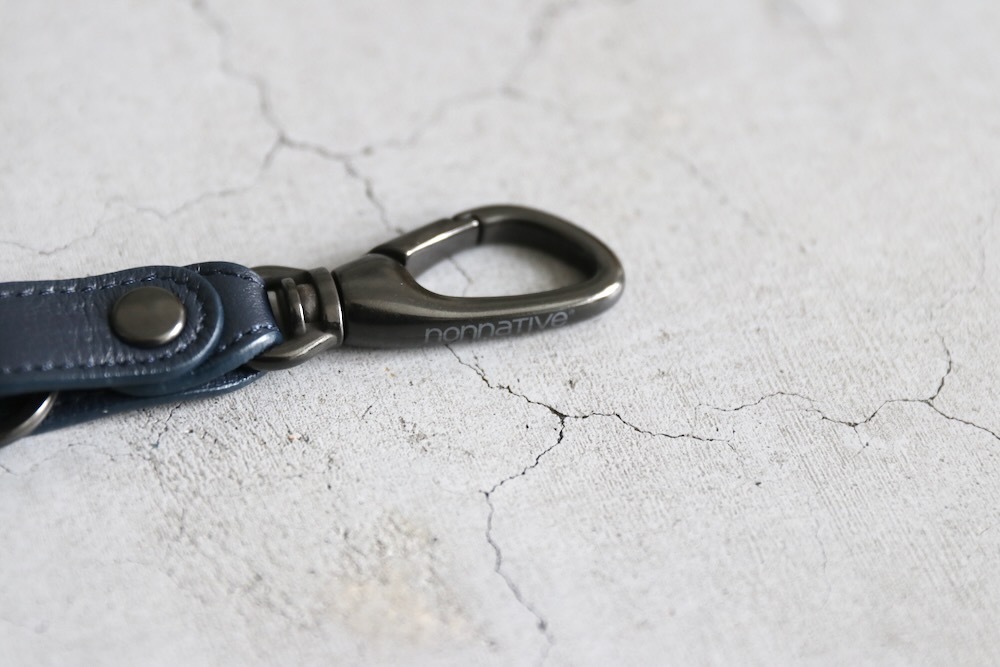 nonnative(�Υ�ͥ��ƥ���) "WORKER KEY RING WITH LEATHER STRAP"