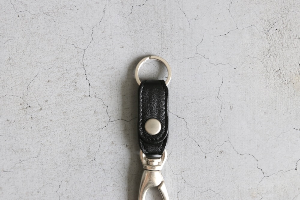 nonnative(�Υ�ͥ��ƥ���) "WORKER KEY RING WITH LEATHER STRAP"
