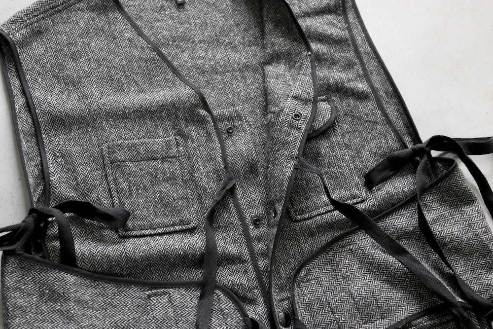 Engineered Garments (���󥸥˥����ɥ�������) ��Liner Vest - Poly Wool Herringbone��