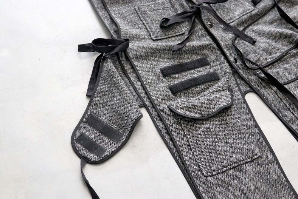 Engineered Garments (���󥸥˥����ɥ�������) ��Liner Vest - Poly Wool Herringbone��
