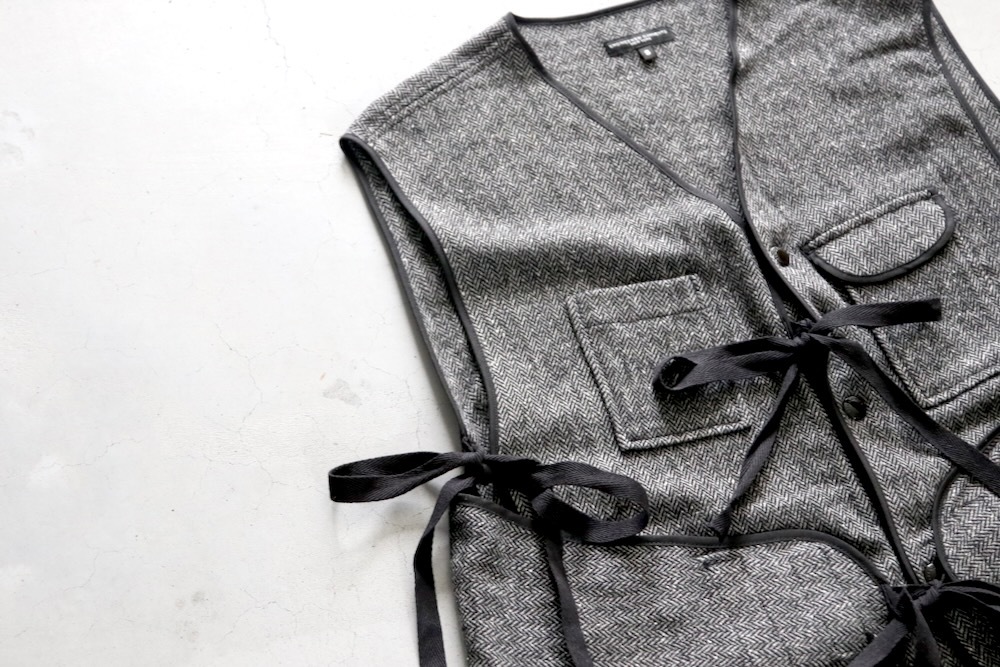 Engineered Garments (���󥸥˥����ɥ�������) ��Liner Vest - Poly Wool Herringbone��