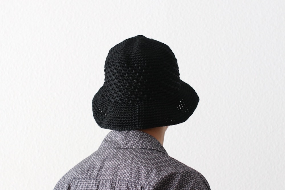 KIJIMA TAKAYUKI( 業) "POLY HAND KNIT BUCKET HAT"