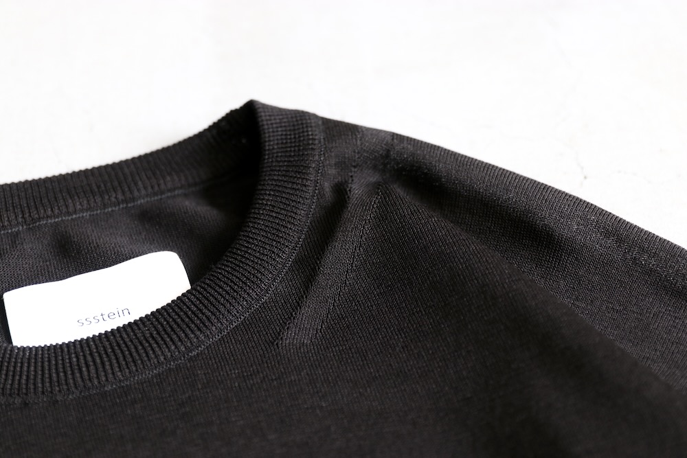 ssstein(���奿����) "WOOL/SILK KNIT CREW NECK LS ST.1313"
