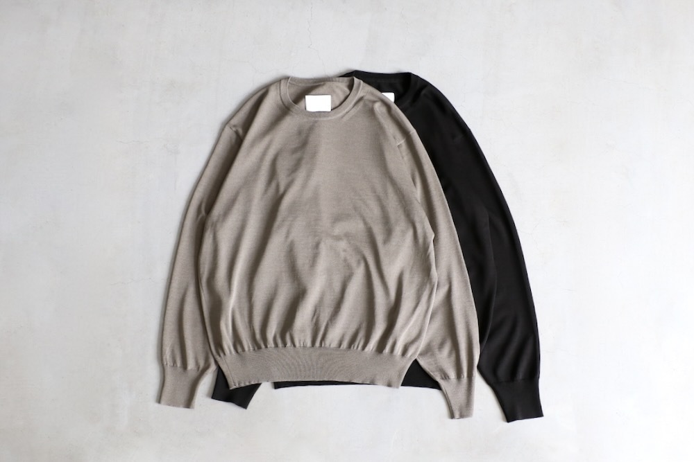 ssstein(���奿����) "WOOL/SILK KNIT CREW NECK LS ST.1313"