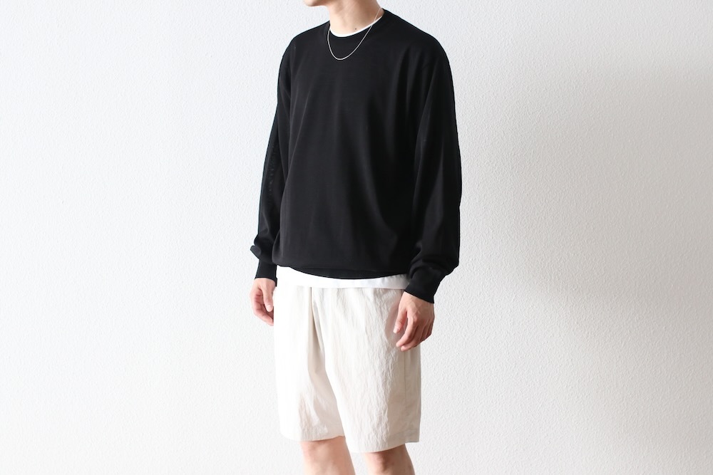 ssstein(���奿����) "WOOL/SILK KNIT CREW NECK LS ST.1313"
