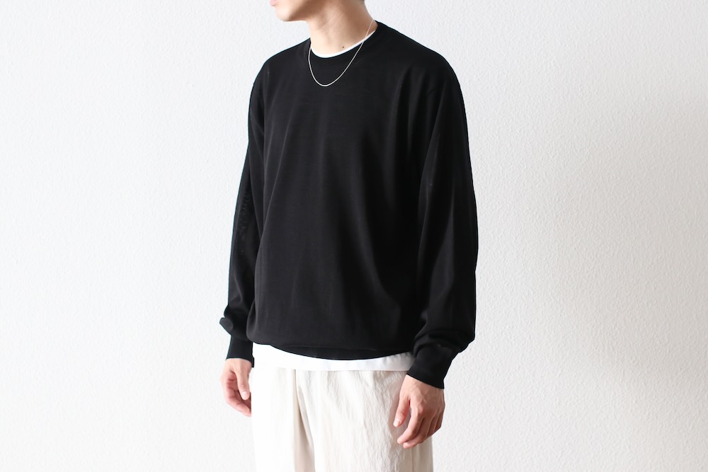 ssstein(���奿����) "WOOL/SILK KNIT CREW NECK LS ST.1313"