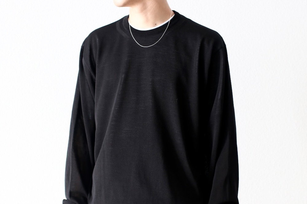 ssstein(���奿����) "WOOL/SILK KNIT CREW NECK LS ST.1313"