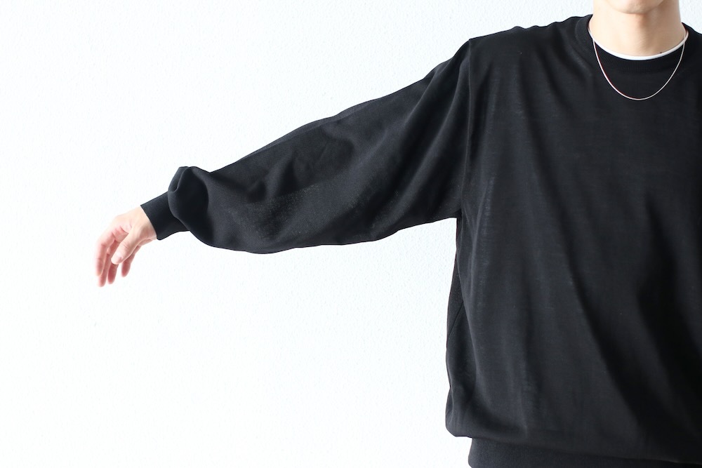 ssstein(���奿����) "WOOL/SILK KNIT CREW NECK LS ST.1313"