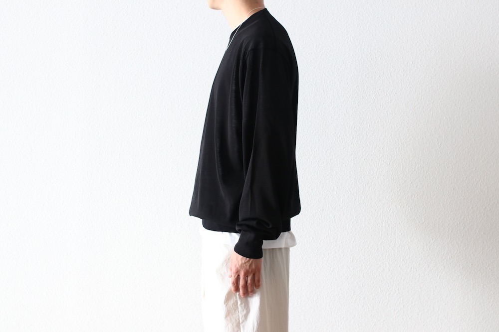 ssstein(���奿����) "WOOL/SILK KNIT CREW NECK LS ST.1313"